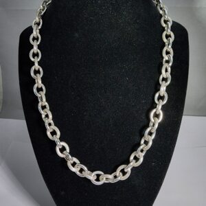 18″ Sterling Silver Link Chain Necklace