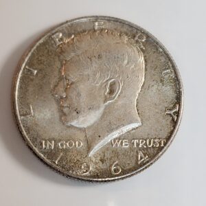 1964 Kennedy Half Dollar 90% Silver Coin