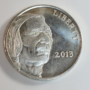 2013 Liberty Indian Head Buffalo 1oz .999 Fine Silver Round