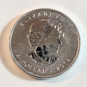 2014 $8 Canada Arctic Fox 1.5 Troy OZ .9999 Fine Silver Coin