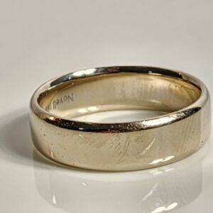 14KT Yellow Gold Mens Wedding Band Size 9.5
