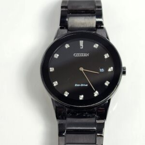 Citizen Men’s Eco-drive Axiom Diamond Black on Black AU1065-58G Watch
