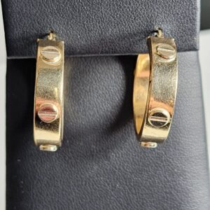 10KT Yellow Gold Hoop Earrings