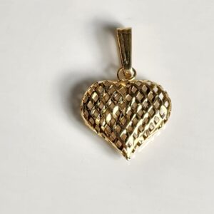 14KT Yellow Gold Heart Pendant
