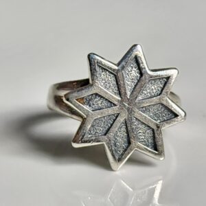 Sterling Silver Star Ring Size 5