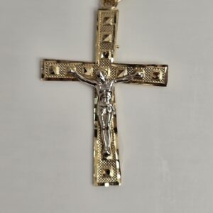 10KT Yellow Gold Crucifix Cross Pendant