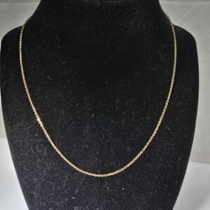 18″ 14KT Yellow Gold Link Chain