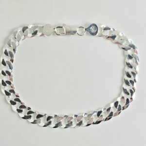 9″ Sterling Silver Curb Bracelet Brand New