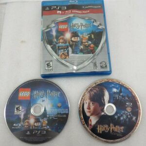 Lego Harry Potter Years 1-4 Sony PlayStation 3 Game Disc & Sorcerer Stone BluRay