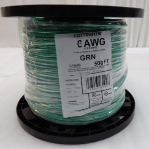 CerroWire THHN 6 AWG (13.3 mm2) Green 500 Ft Copper Building Wire