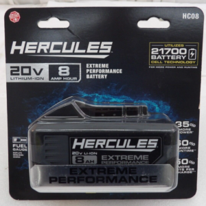 Hercules HC08 20V Lithium Ion 8Ah Extreme Performance Battery 59245