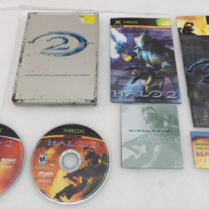 Halo 2: Limited Collector's Edition (Microsoft Xbox, 2004) W/Manual & Inserts