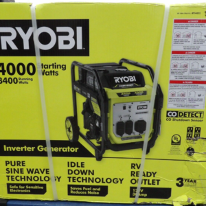 Ryobi RYi4022VNM 4000 Starting Watts 3400 Running Watts Inverter Generator Gas